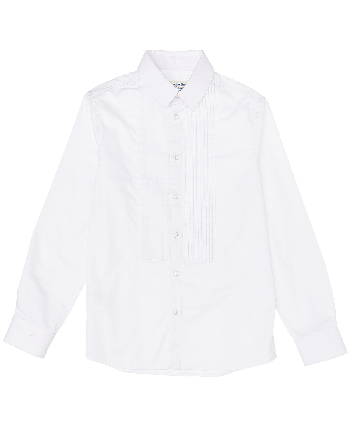 Белая рубашка Button Blue 219BBBP23010200, размер 116, цвет белый - фото 1