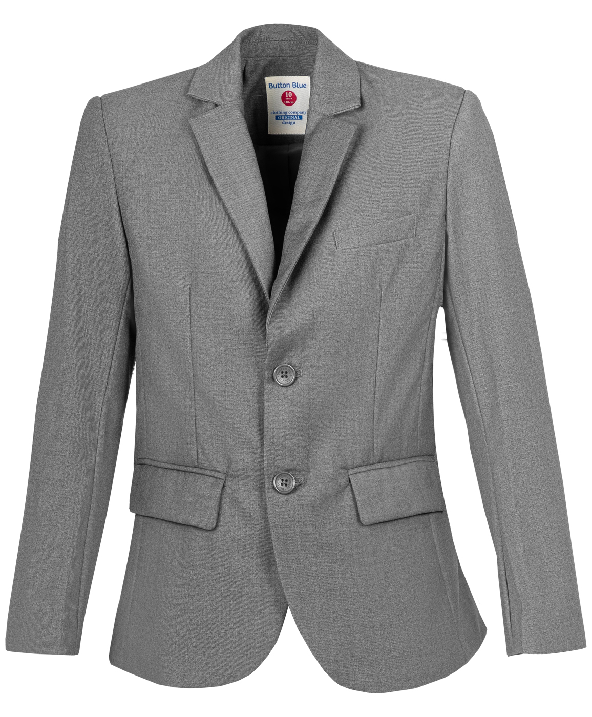 Серый пиджак Button Blue 219BBBS48010100, размер 158 - фото 1