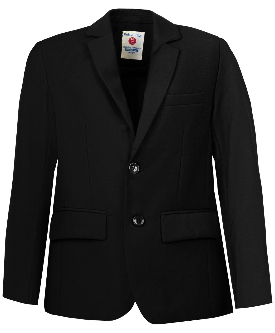 Черный пиджак Button Blue 219BBBS48010800, размер 128 - фото 1