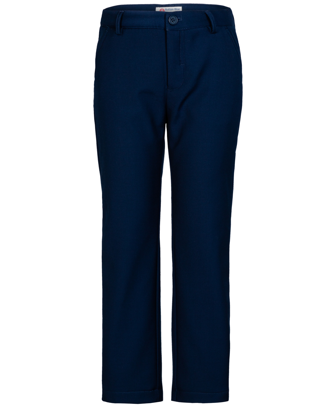 Синие утепленные брюки Button Blue 219BBBS63021000, размер 128, цвет синий - фото 1