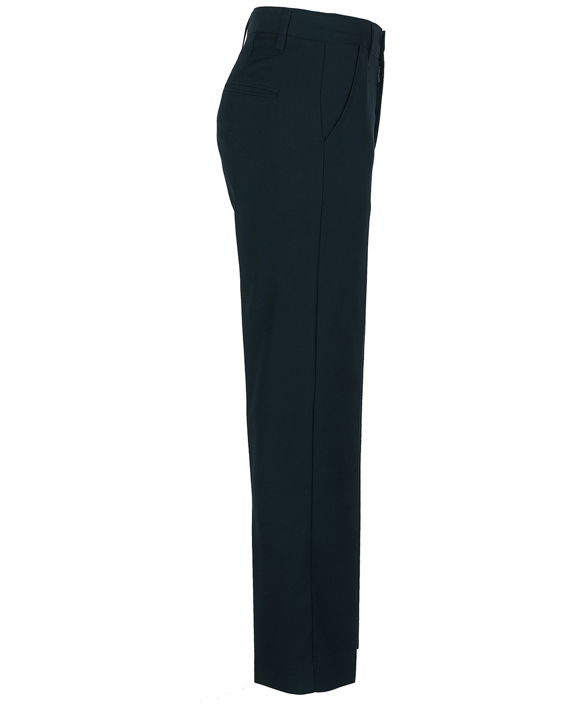 фото Черные брюки slim button blue