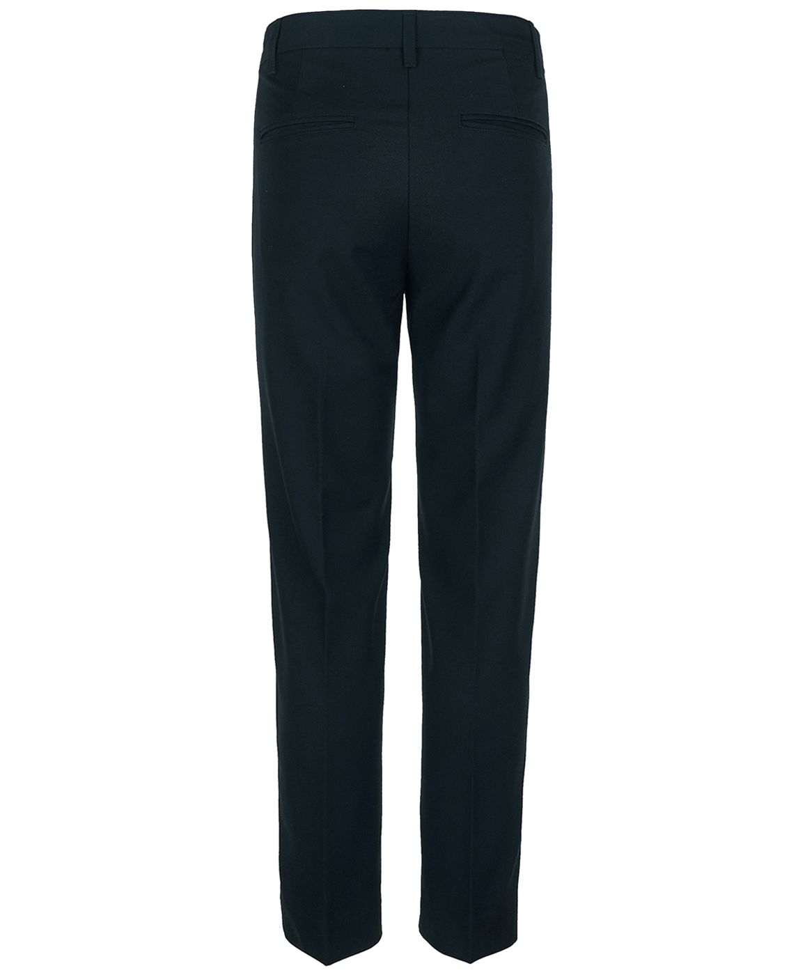 фото Черные брюки slim button blue