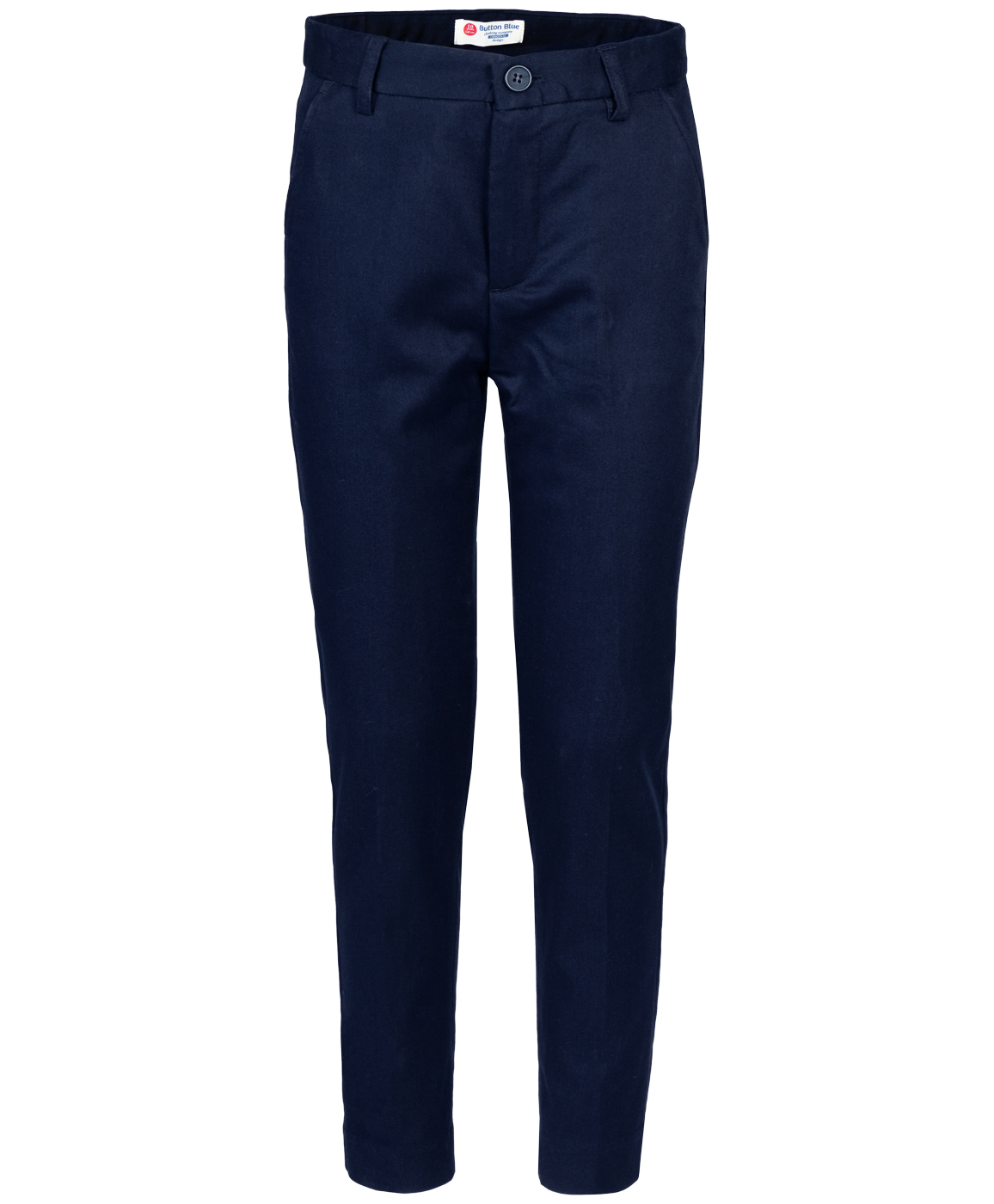 фото Синие брюки slim button blue