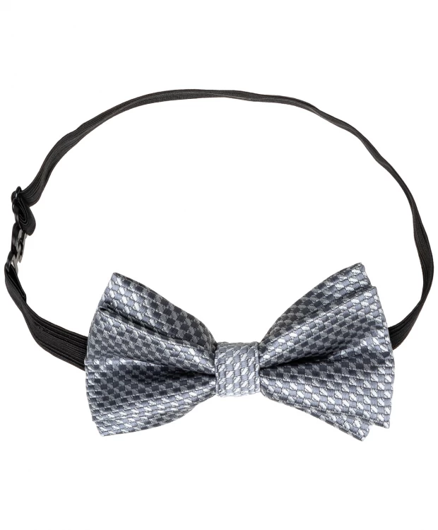 Серый галстук-бабочка Button Blue (Без размера)