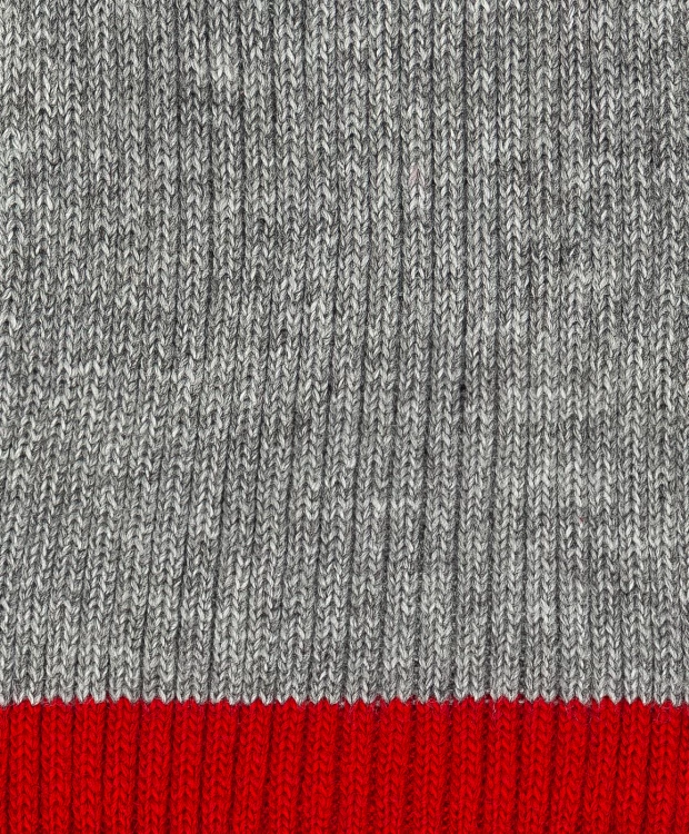 фото Серый вязаный шарф button blue (без размера)