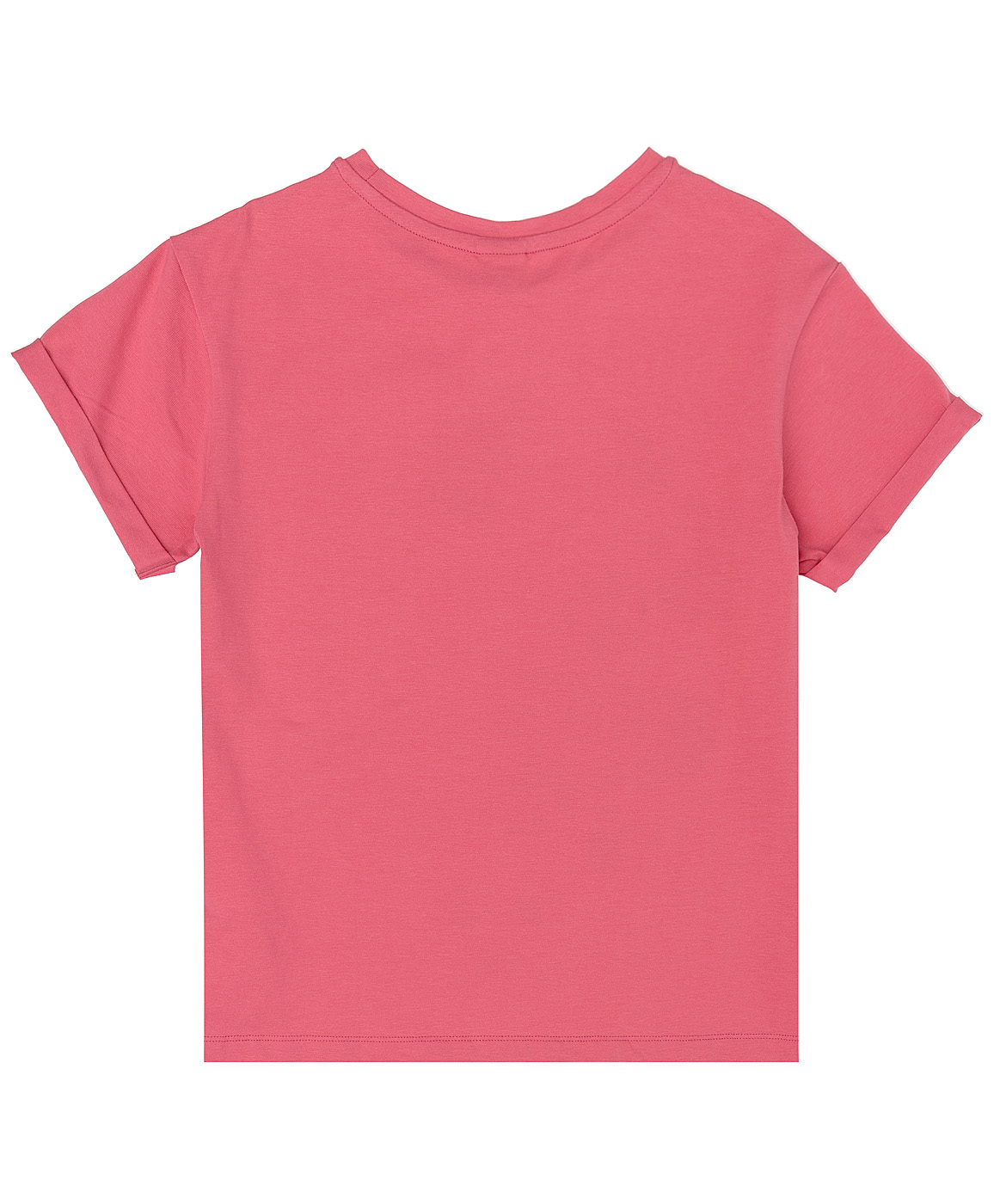 фото Розовая футболка с принтом button blue