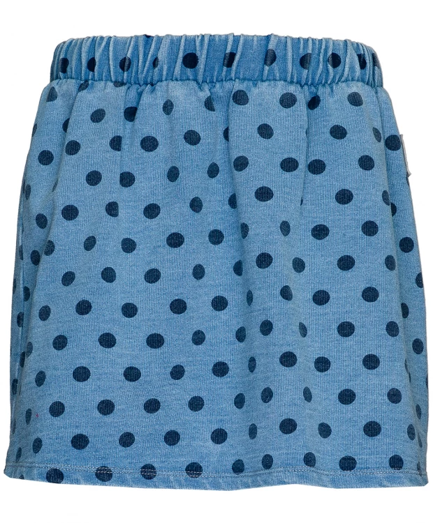 фото Голубая юбка в горошек button blue (134)