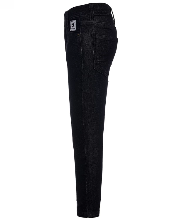 фото Черные джинсы regular fit button blue (146)