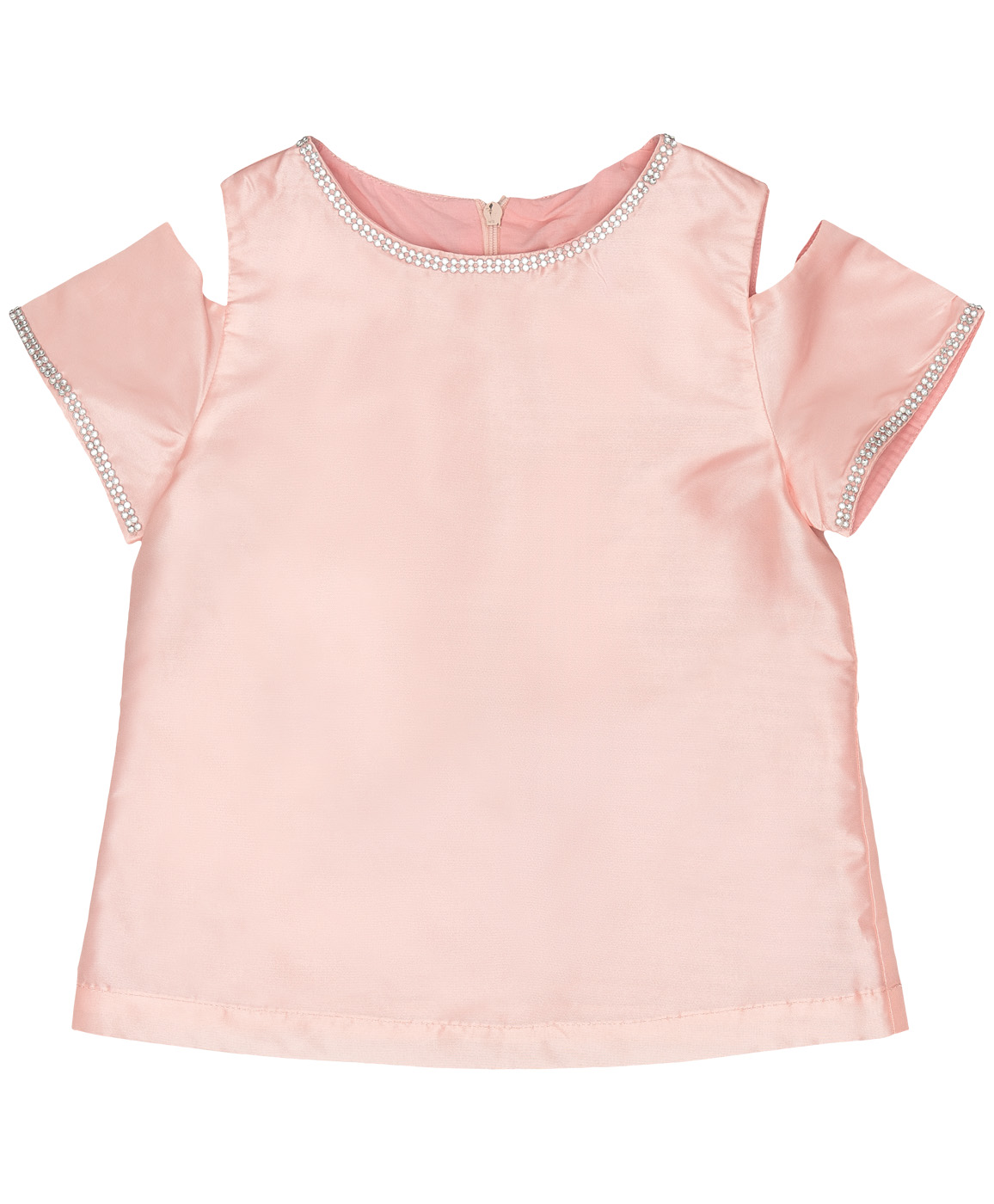 Розовая нарядная блузка Button Blue 219BBGP22011200, размер 110, цвет розовый - фото 1