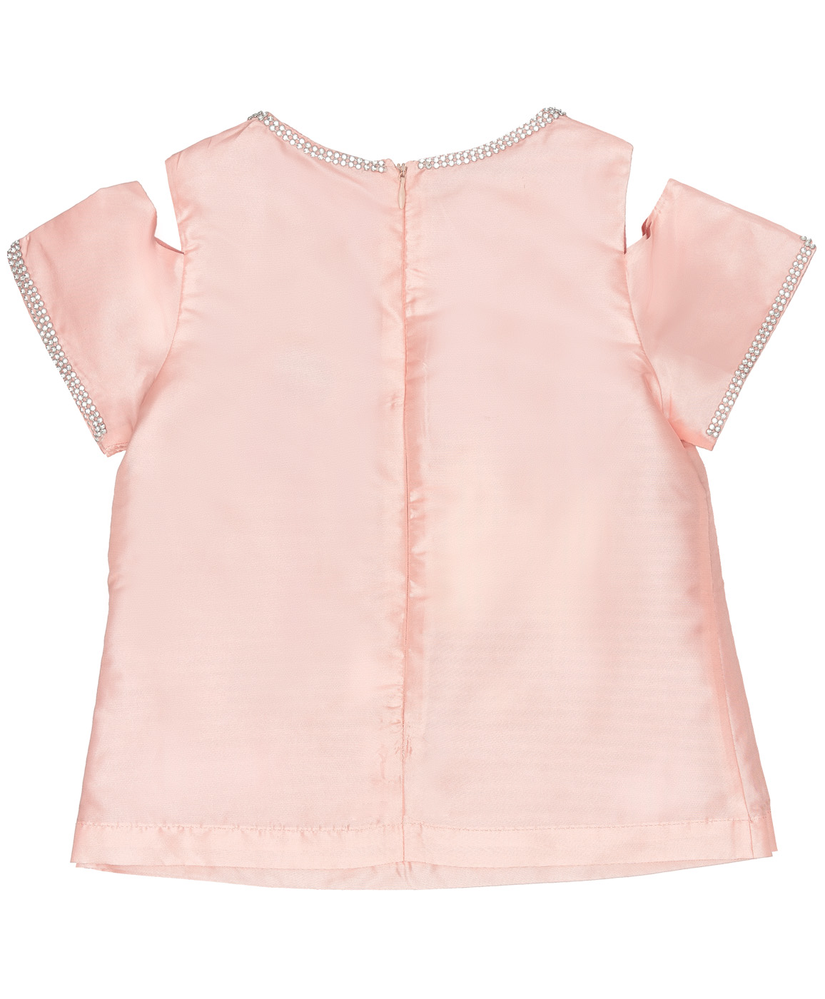 Розовая нарядная блузка Button Blue 219BBGP22011200, размер 104, цвет розовый - фото 2