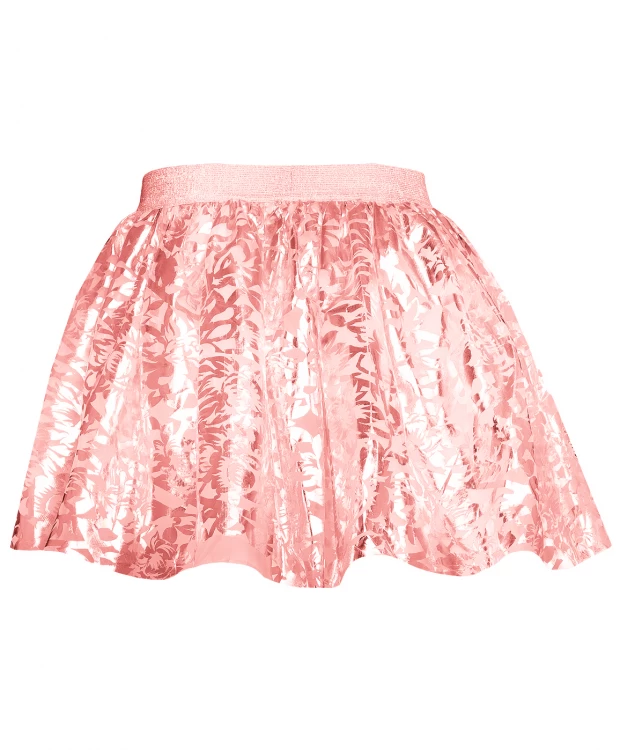фото Розовая нарядная юбка button blue (134)