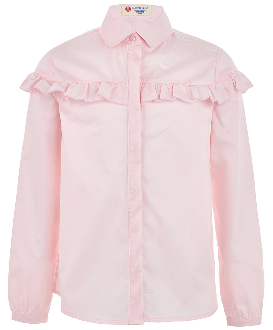 Розовая блузка Button Blue