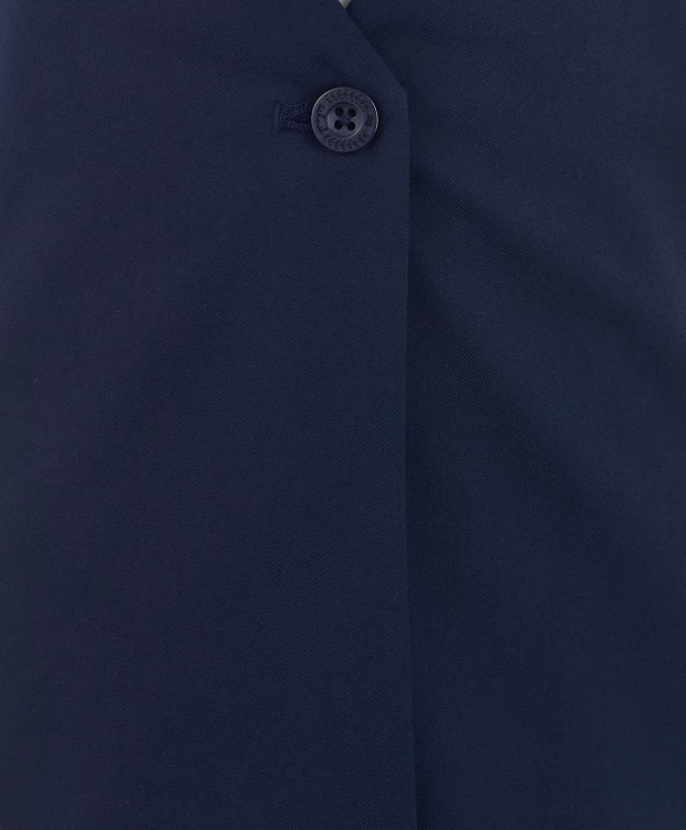 Синий удлиненный жилет Button Blue (146), размер 146 Синий удлиненный жилет Button Blue (146) - фото 3