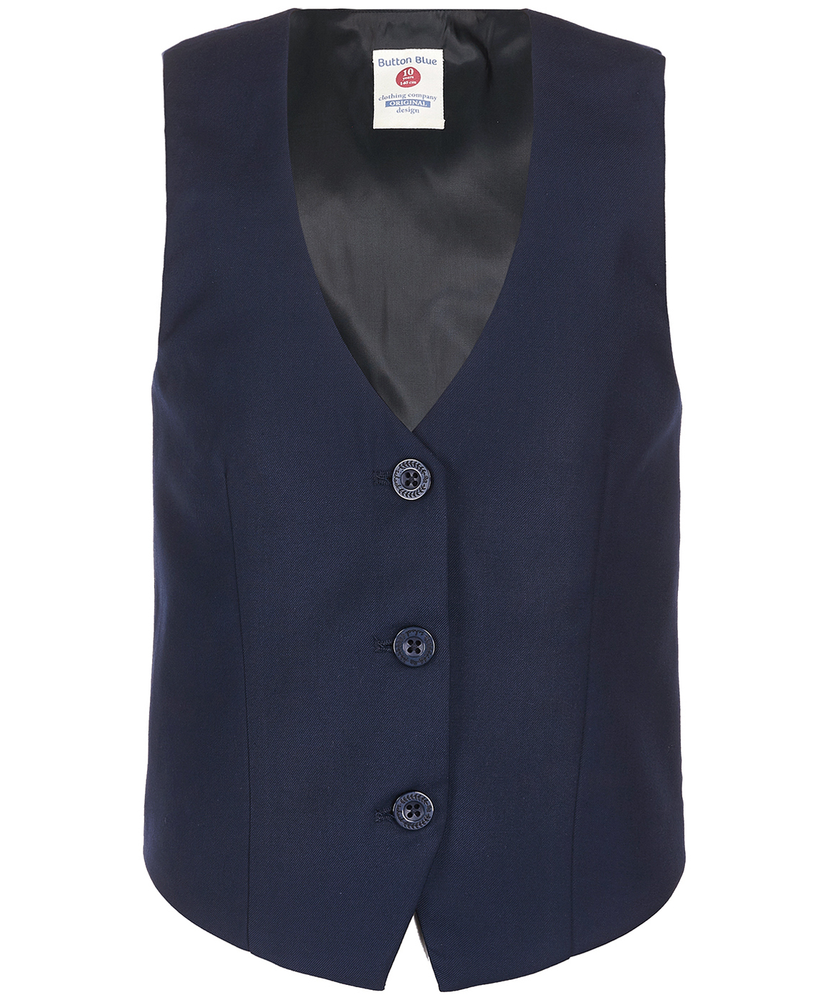 

Синий классический жилет Button Blue, 219BBGS47021000