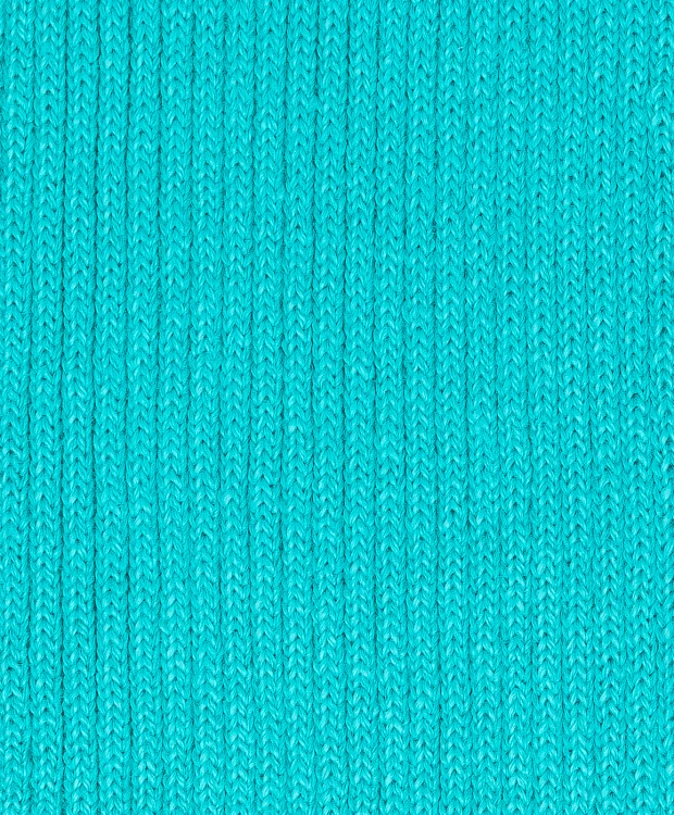 фото Бирюзовый вязаный шарф button blue (без размера)