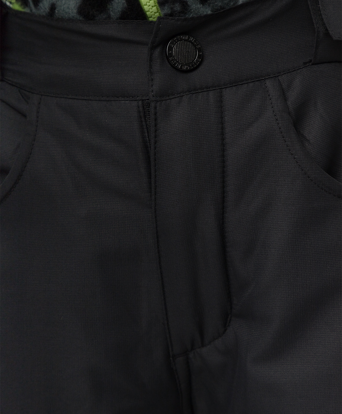 Демисезонные брюки Active Button Blue 220BBBA64010800, размер 98, цвет черный regular fit / прямые - фото 5