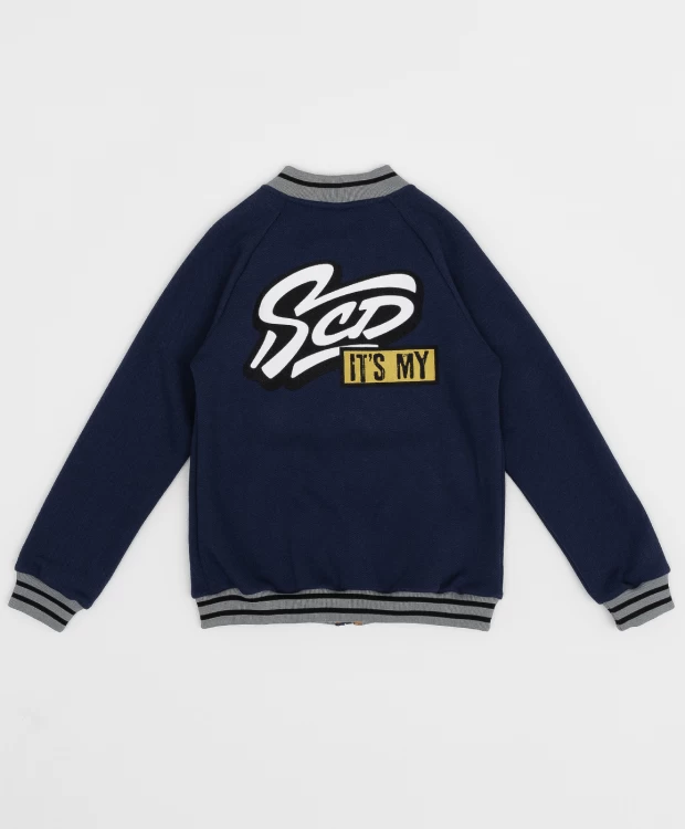 фото Темно-синяя толстовка button blue (134)