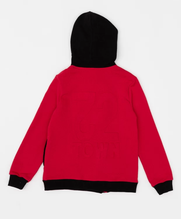 фото Красная толстовка button blue (140)