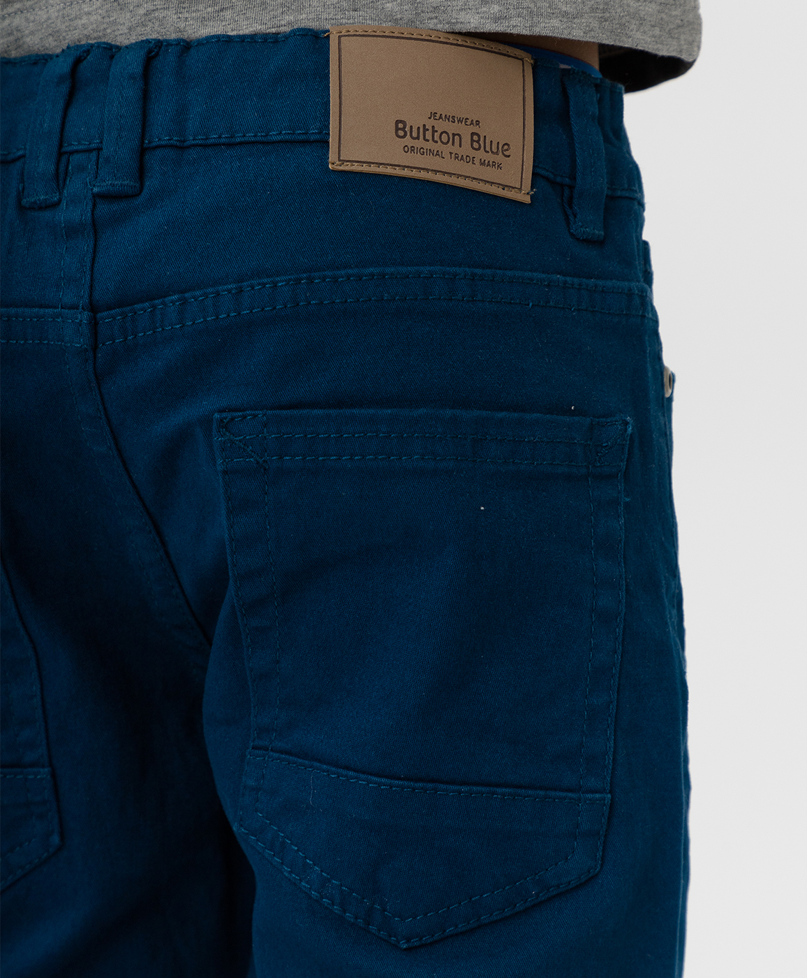 фото Темно-синие твиловые брюки button blue
