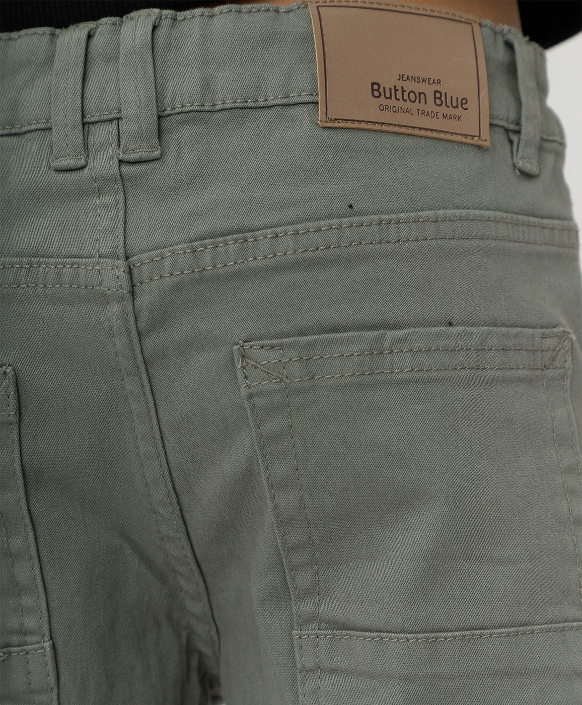фото Темно-серые твиловые брюки button blue