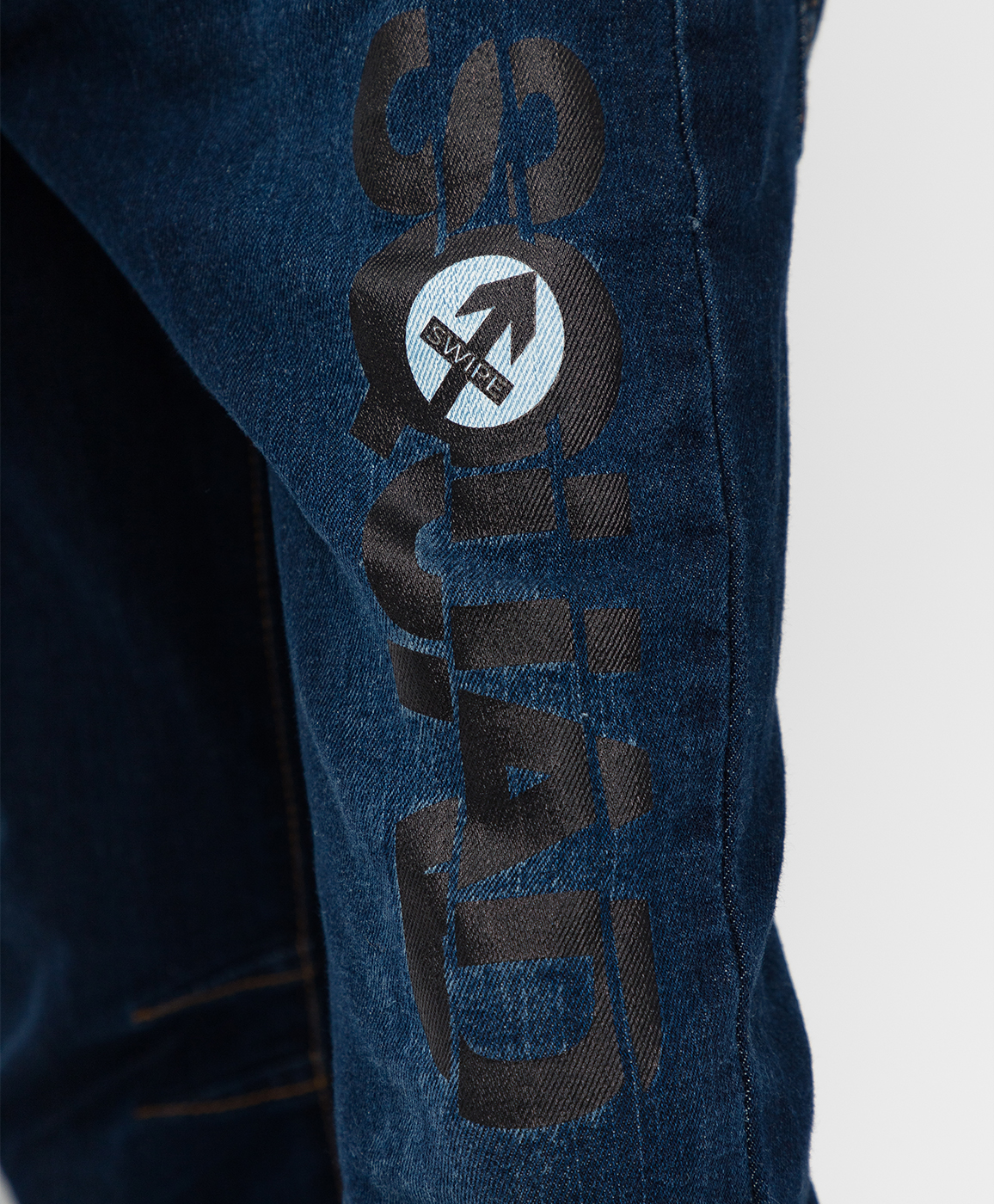 Синие свободные джинсы Button Blue 220BBBJC6302D100, размер 140, цвет синий regular fit / прямые - фото 4
