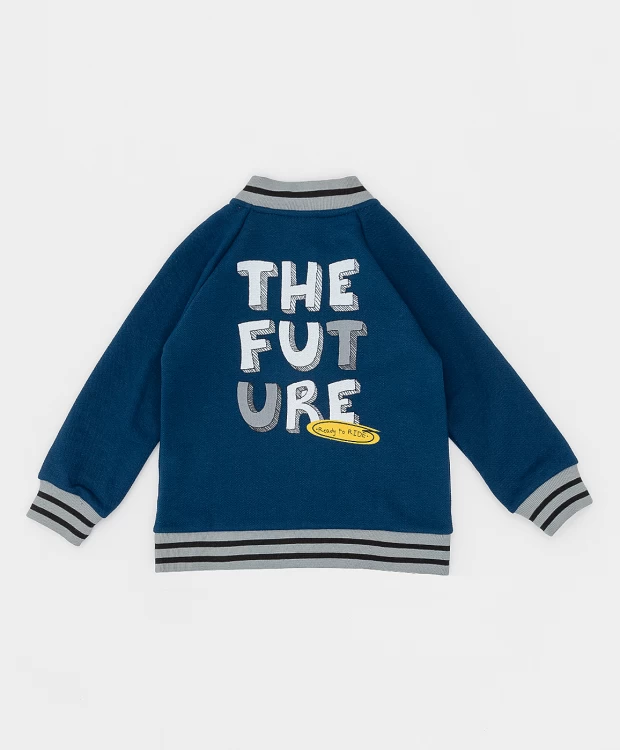 фото Темно-синяя толстовка button blue (98)