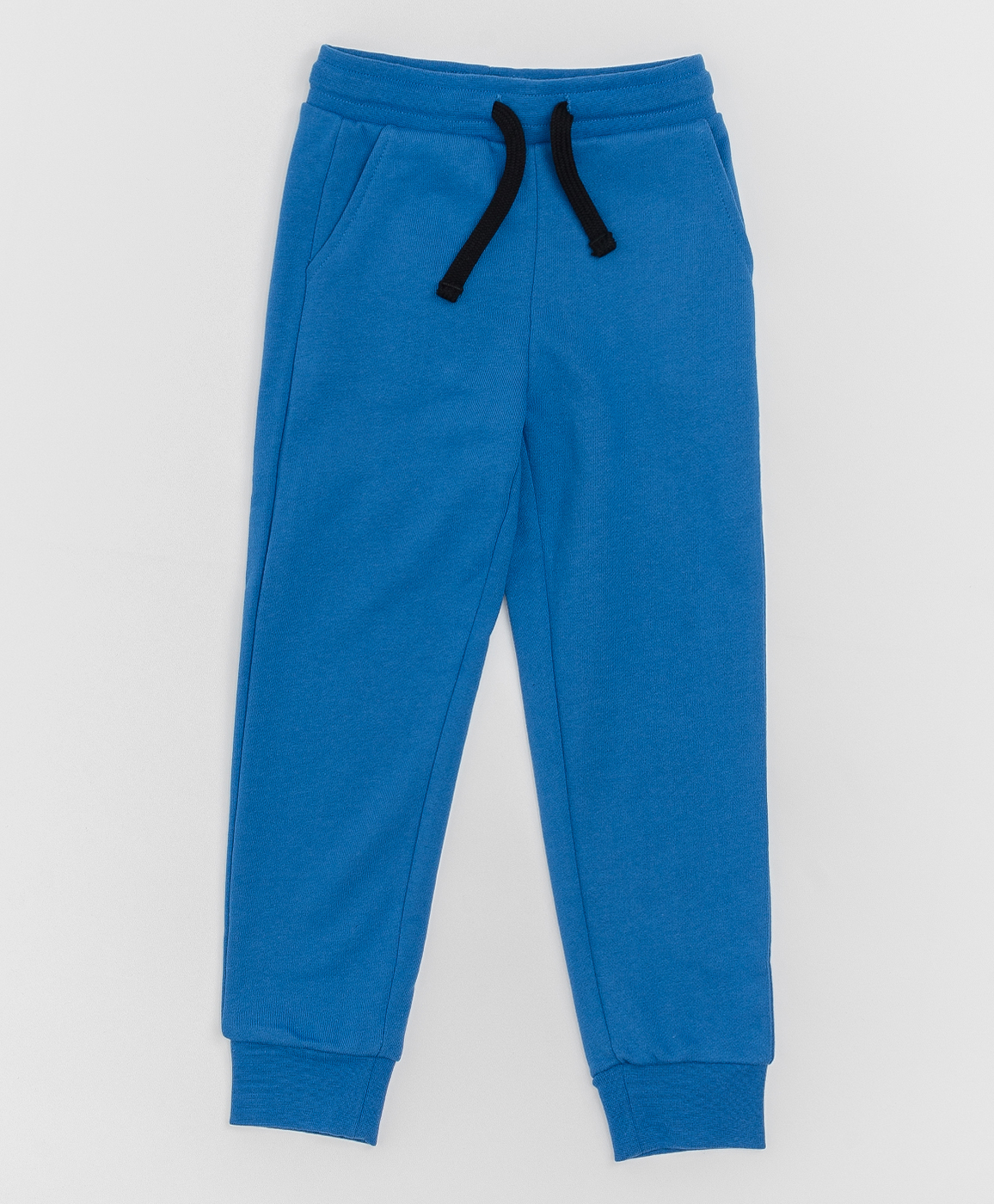 Синие брюки из футера Button Blue 220BBBMC56013700, размер 104, цвет синий на резинке - фото 1