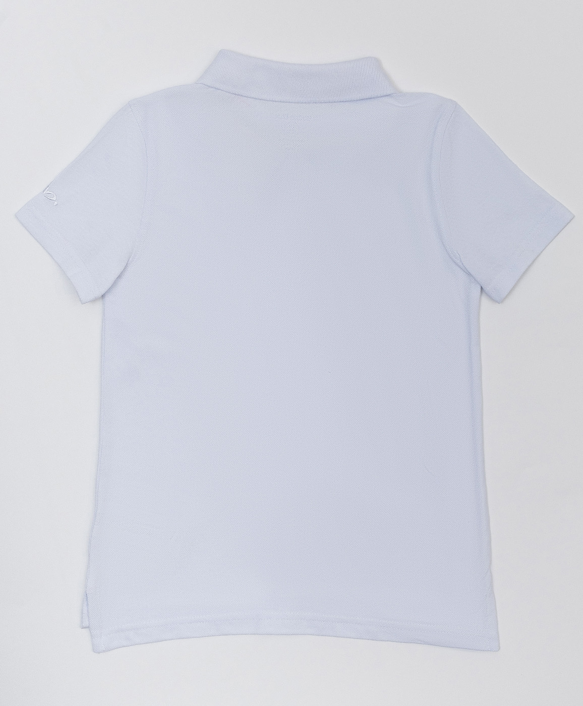 Белое поло с коротким рукавом Button Blue 220BBBS14020200, размер 152, цвет белый - фото 2