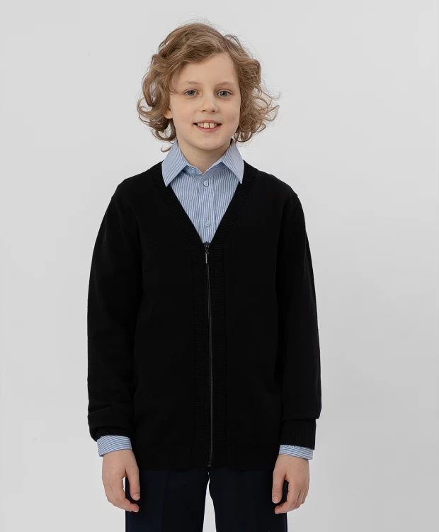 

Черный тонкий кардиган Button Blue, Черный тонкий кардиган Button Blue (140)