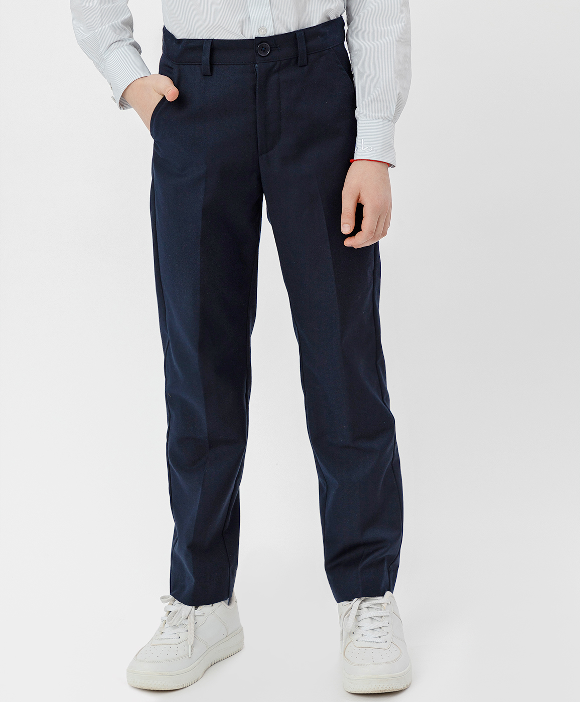 фото Синие брюки button blue