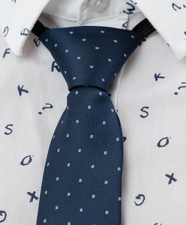 Синий галстук Button Blue