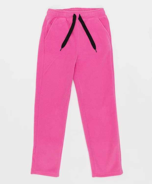 Розовые флисовые брюки Button Blue (116), размер 116 Розовые флисовые брюки Button Blue (116) На Резинке - фото 1