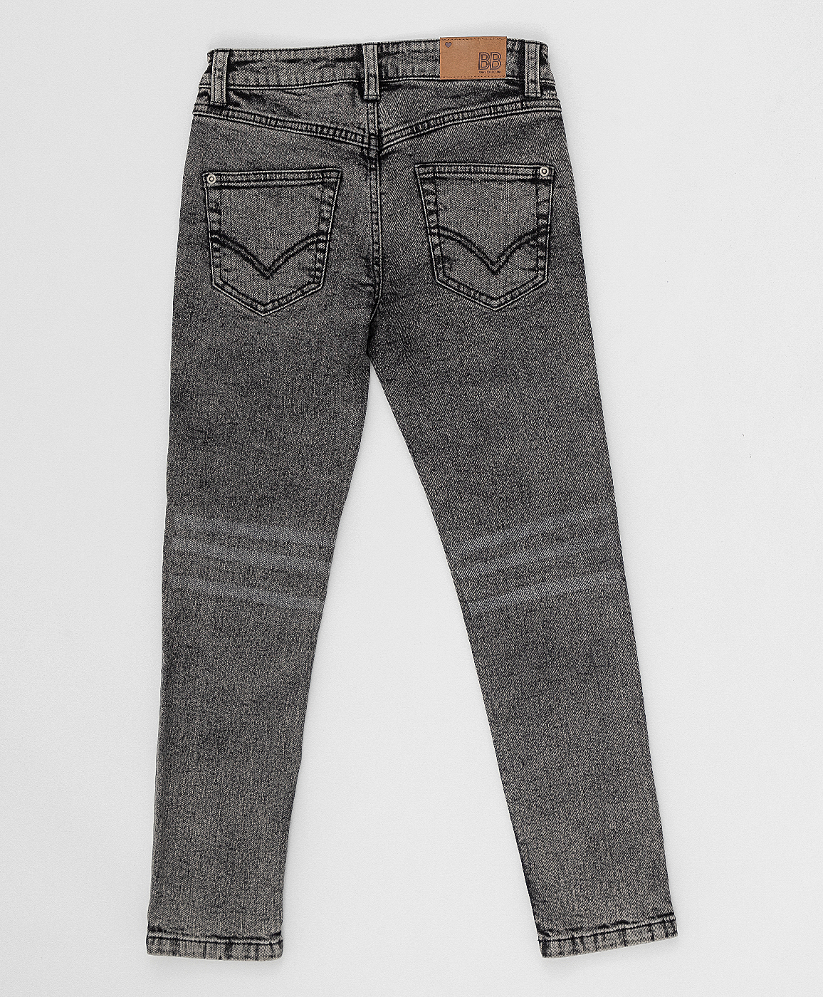 Серые джинсы скинни Button Blue 220BBGJC6303D400, размер 158, цвет серый Skinny - фото 4