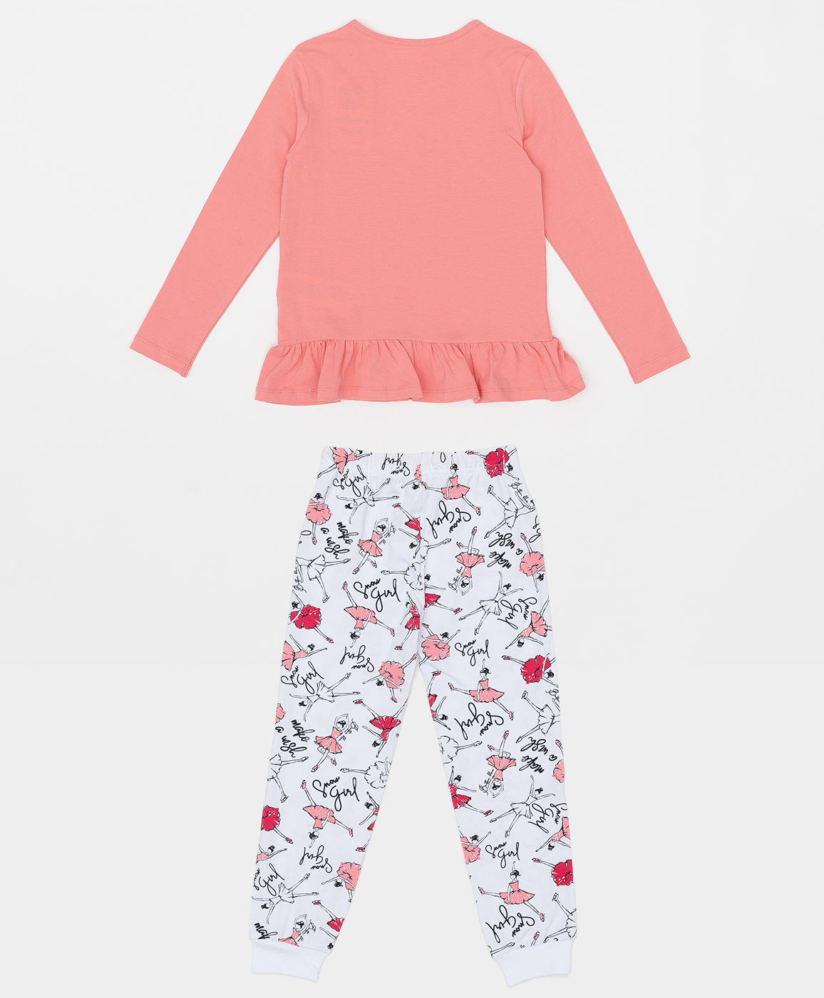 Пижама для девочки Button Blue 220BBGMU97011213, размер 104-110, цвет розовый - фото 2