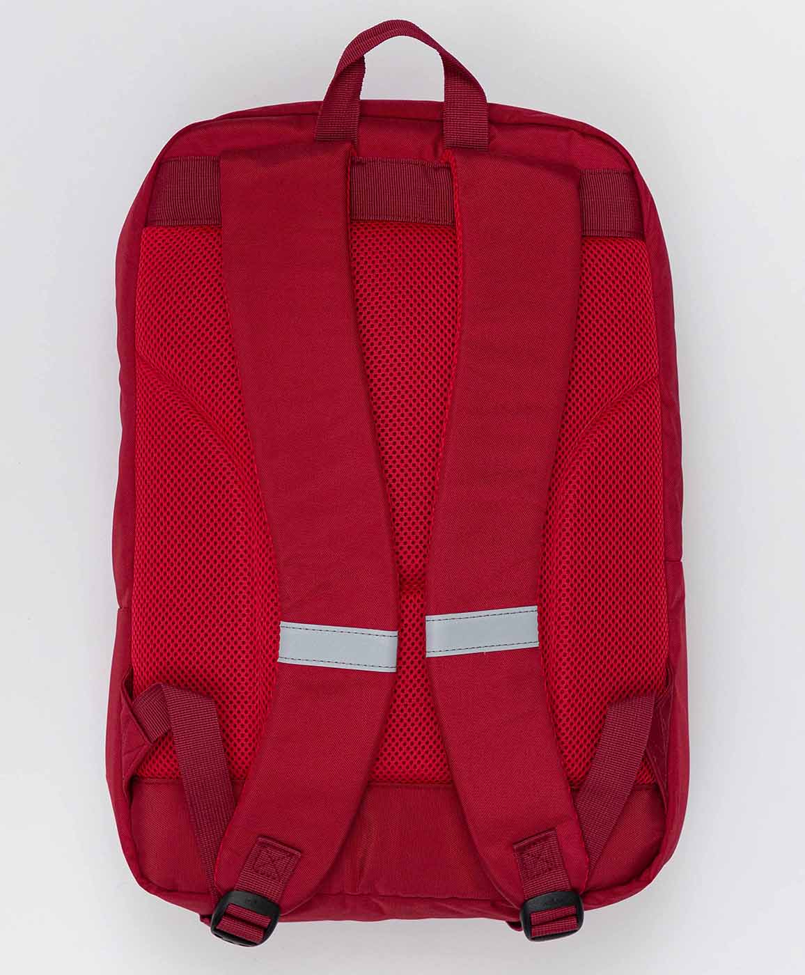 фото Красный рюкзак с плотной спинкой button blue