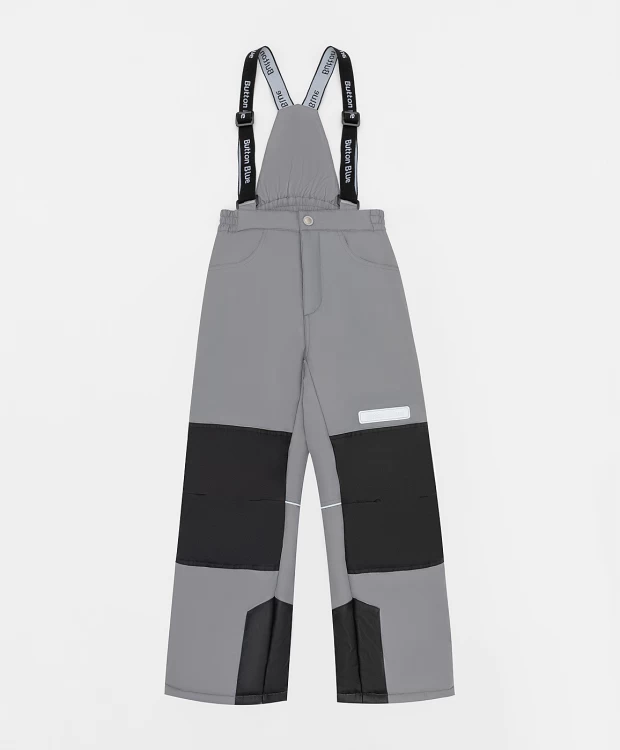 фото Брюки утепленные зимние серые button blue (98)