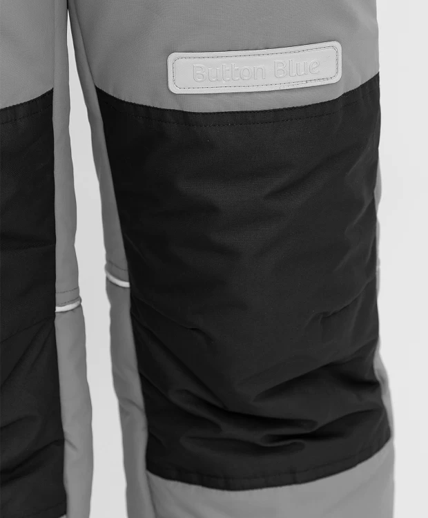 фото Брюки утепленные зимние серые button blue (98)