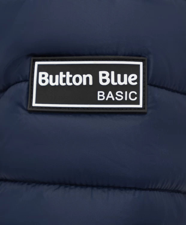 фото Куртка демисезонная синяя button blue (158)