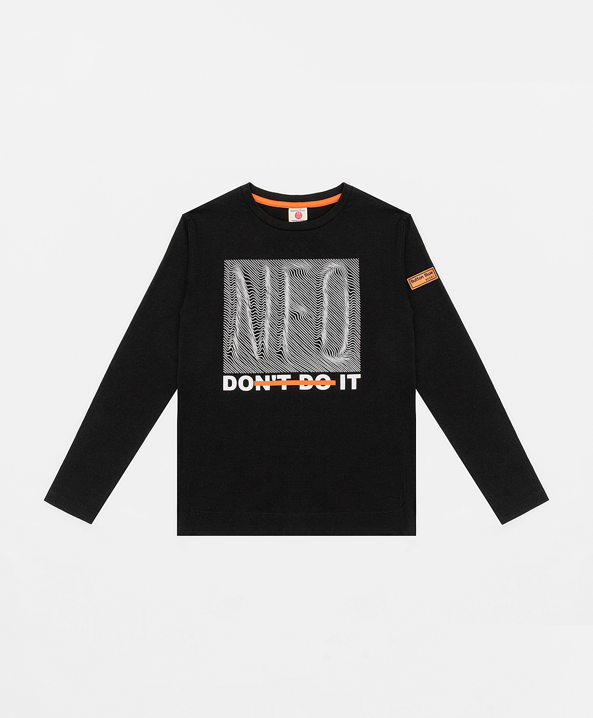 фото Футболка с длинным рукавом button blue