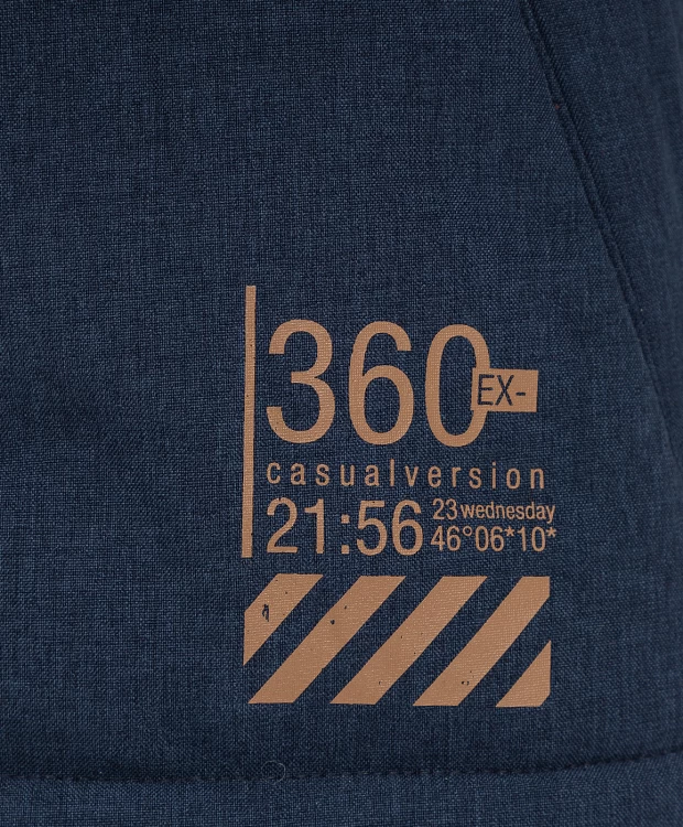 фото Куртка синяя демисезонная button blue (152)