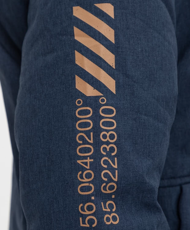 фото Куртка синяя демисезонная button blue (152)