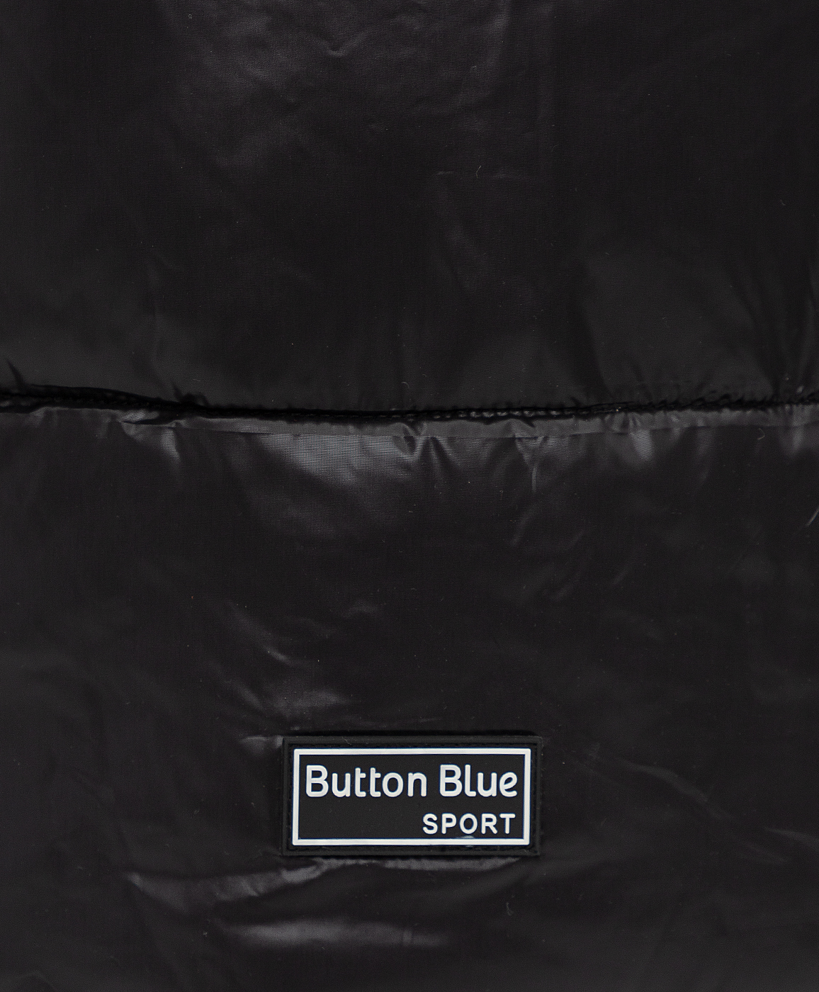 Полупальто демисезонное с капюшоном Button Blue 221BBBJC46010800, размер 146, цвет черный - фото 5