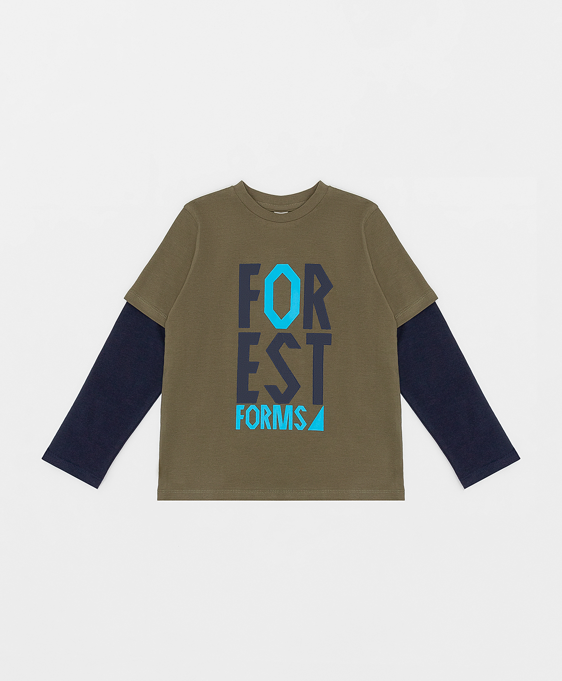 фото Футболка с длинным рукавом button blue