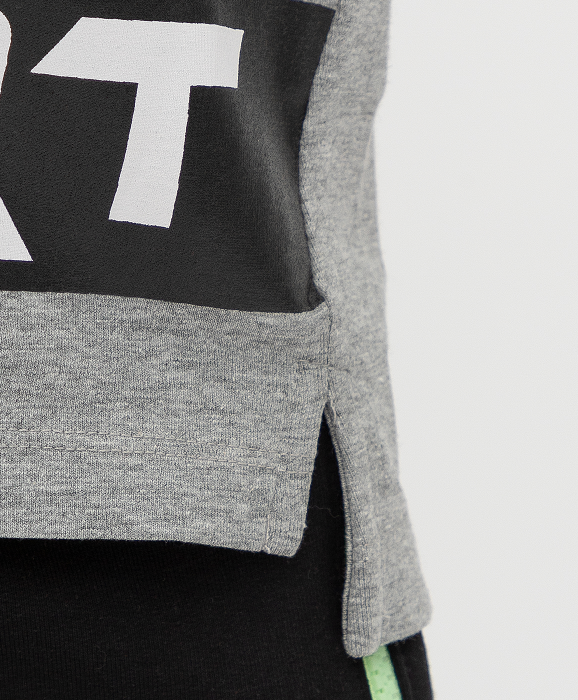 фото Футболка удлиненная с принтом button blue