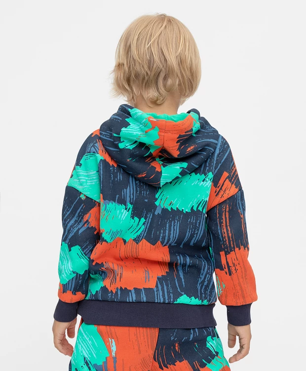 фото Толстовка с капюшоном с принтом button blue (104)