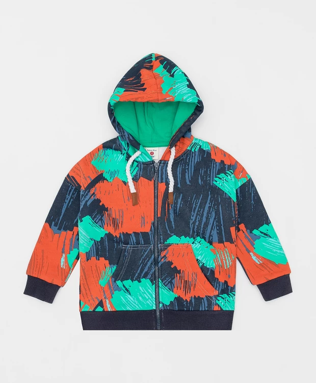 фото Толстовка с капюшоном с принтом button blue (104)