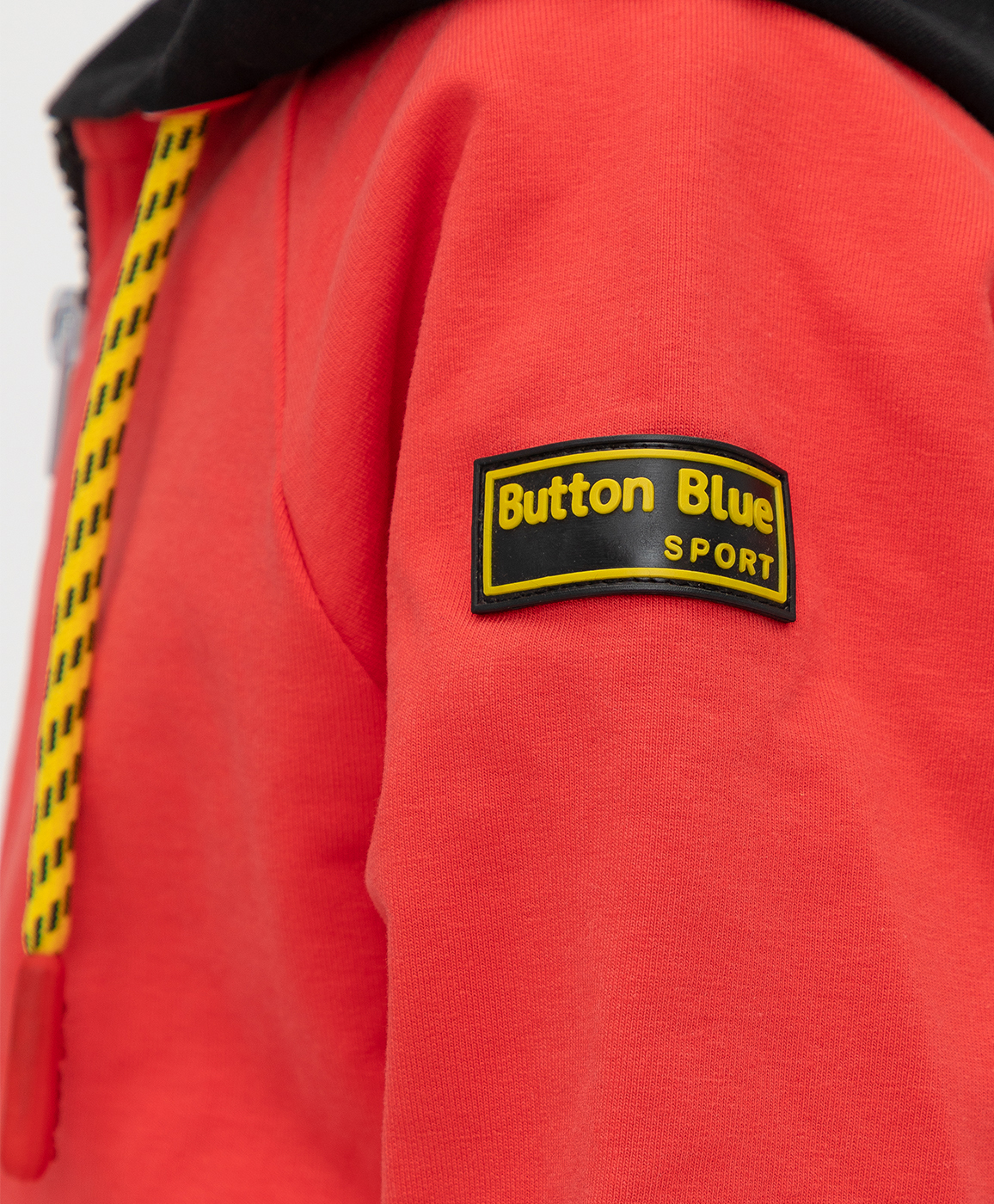 фото Толстовка на молнии с капюшоном button blue