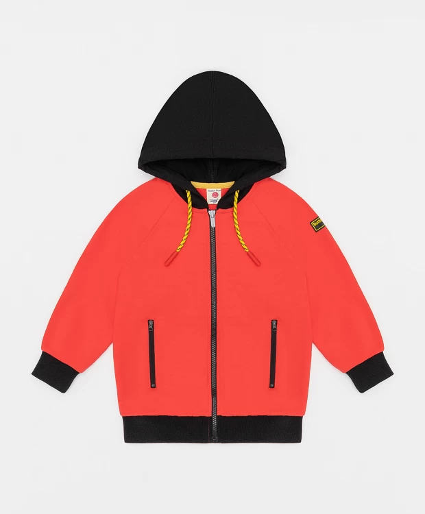 фото Толстовка на молнии с капюшоном button blue (116)