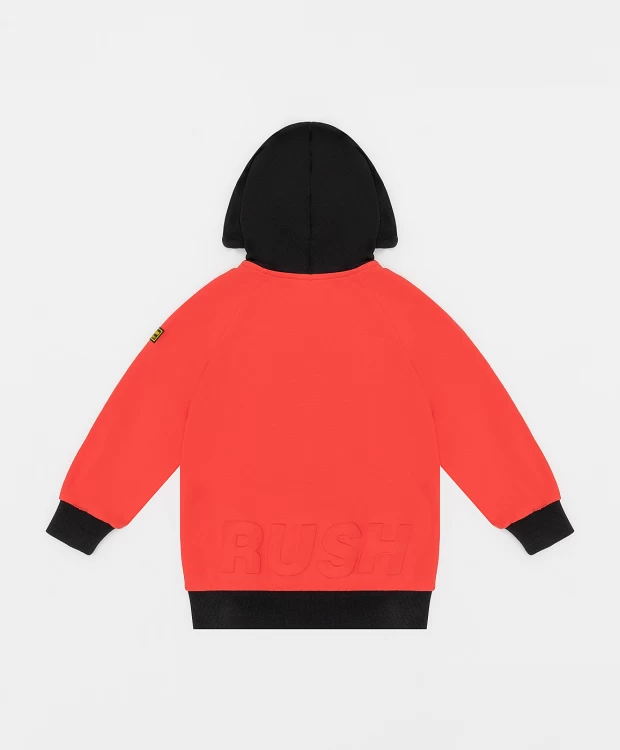 фото Толстовка на молнии с капюшоном button blue (116)