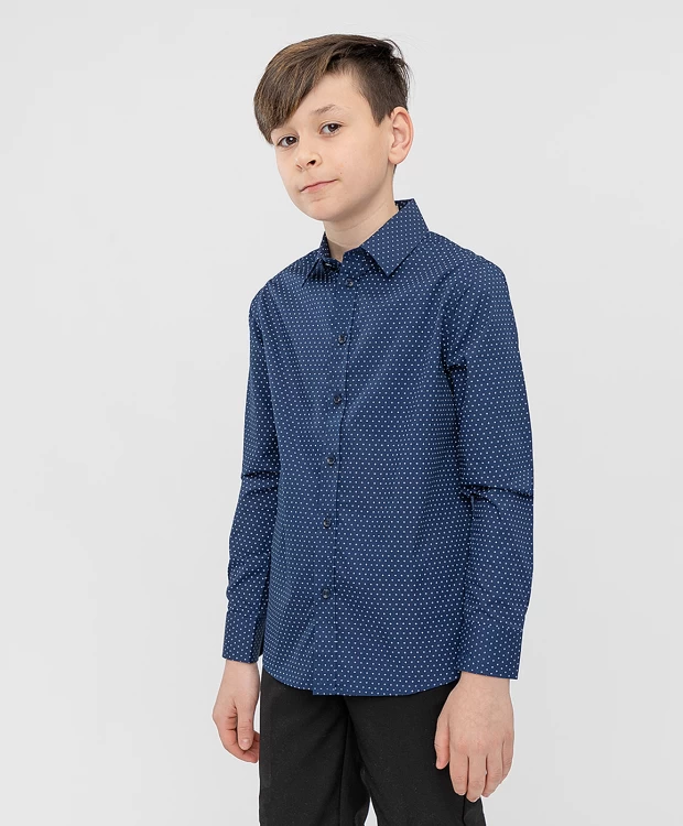 Сорочка синяя Button Blue (152)